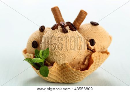 caffè gelateria su cialda cup