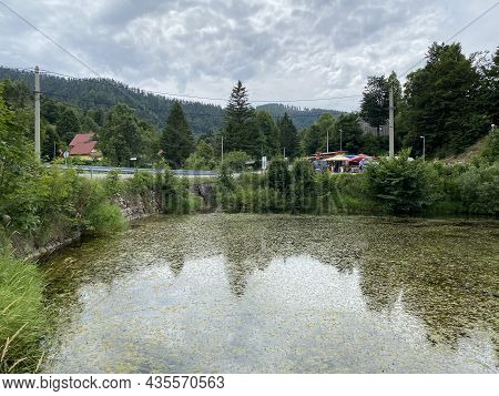 Picturesque Small Mountain Accumulation Lake Mrzla Vodica - Gorski Kotar, Croatia (slikovito Malo Go