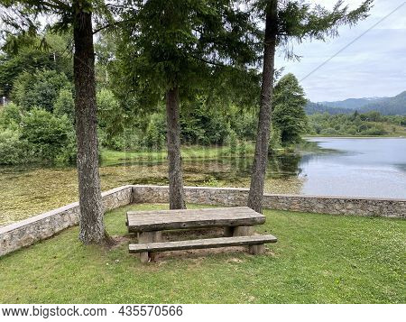 Picturesque Small Mountain Accumulation Lake Mrzla Vodica - Gorski Kotar, Croatia (slikovito Malo Go