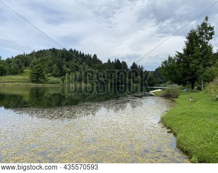 Picturesque Small Mountain Accumulation Lake Mrzla Vodica - Gorski Kotar, Croatia (slikovito Malo Go