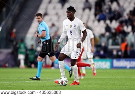 Torino, Italy. 7 October. Paul Pogba  Of France  Controls The Ball During The Uefa Nations League Se