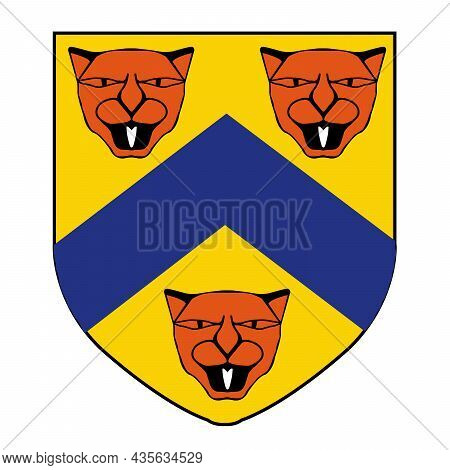 Coat Of Arms Crest For The Ancient English Town Of Stratford Upon Avon