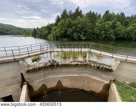 Hrvatske Vode - Mrzla Vodica Retention Or Dam Of The Mrzla Vodica Reservoir - Gorski Kotar, Croatia 