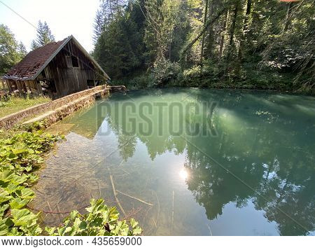 Remains Of An Old Sawmill On The Small Dam Of Čogrljevo Lake In The Mountain Hamlet Of Tići - Gorski