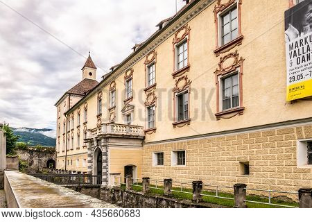 Bressanone,italy - July 11,2021 - View At The Museum Building In The Streets Of Bressanone. Bressano