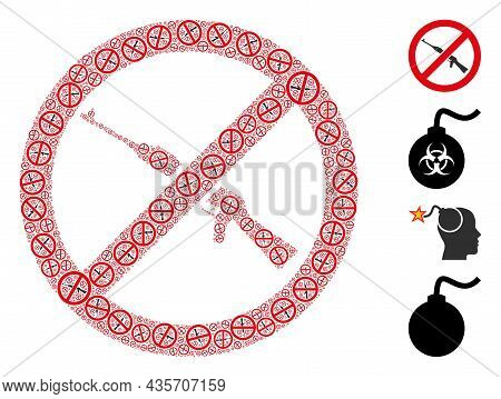 Vector Forbid Kalashnikov Weapon Fractal Is Composed From Repeating Fractal Forbid Kalashnikov Weapo