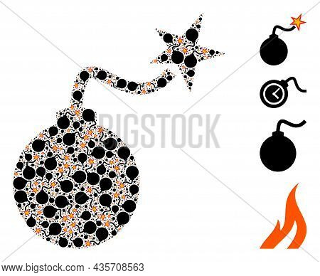 Vector Bomb Ignition Fractal Is Organized From Repeating Recursive Bomb Ignition Parts. Recursive Co
