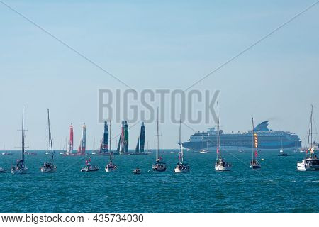 Grand Prize Of Spain. Sailgp International Flying Catamarans Championship. Cadiz. Andalusia. Spain. 