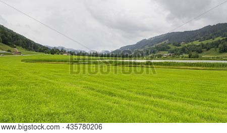 Scenery Around The Grosser Alpsee, A Lake Near Immenstadt In Bavaria, Germany
