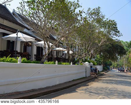 Architecture Of Ancient Town In Luang Phrabang, Laos