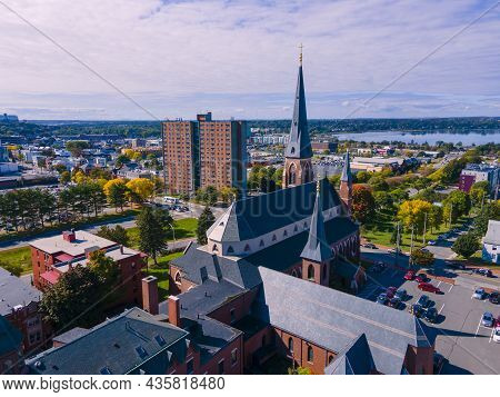 Portland Cathedral Of The Immaculate Conception At 307 Congress Street In Downtown Portland, Maine M