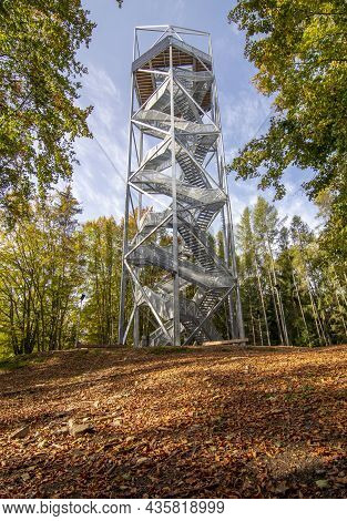 Lookout Tower Or Observation Tower In Horne Lazy, Brezno, Slovakia.