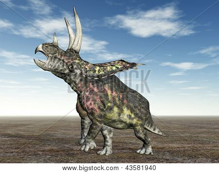 Dinossauro Pentacerátopo