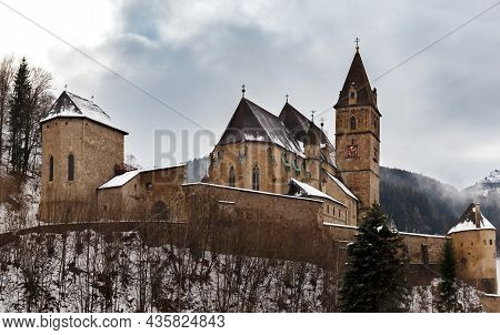 Church-castle St.oswald In Eisenerz