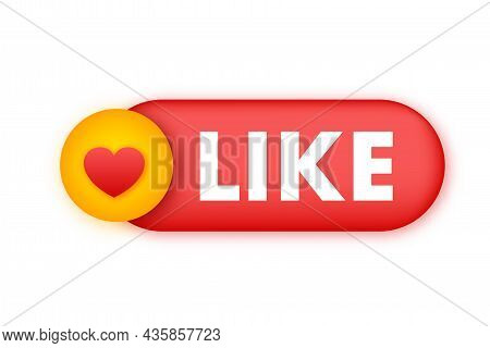 Like Sign. Thumb Up Symbol, Finger Up. Vector Stock Illustration