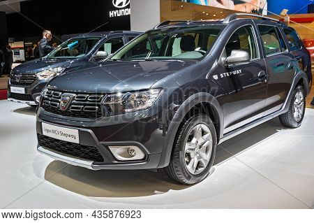Dacia Logan Mcv Stepway Car Showcased At The Paris Motor Show. Paris, France - October 2, 2018.