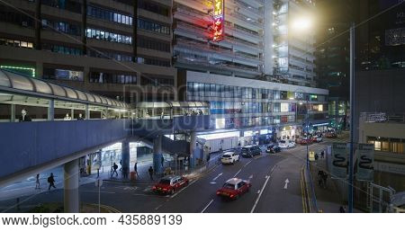 Kwun Tong, Hong Kong 01 April 2021: City in Hong Kong