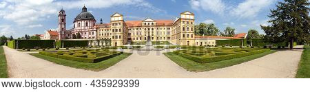Jaromerice Nad Rokytnou Baroque And Renaissance Palace From 18th Century, South Moravia,  Czech Repu