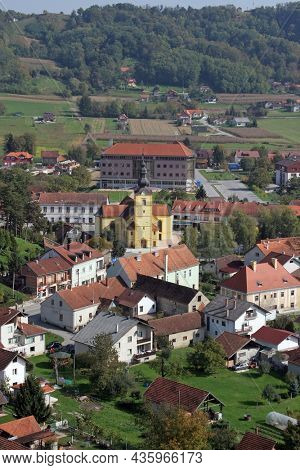 ZLATAR, CROATIA - JUNE 19, 2011: Church of the Assumption of the Virgin Mary in Zlatar, Croatia