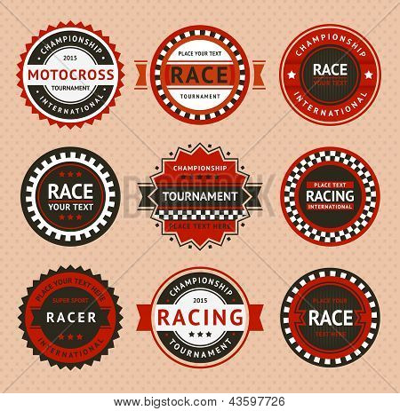 Insignia - style vintage de la course