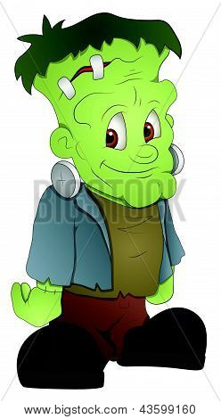 Frankenstein - tegneseriefigur - vektor Illustration