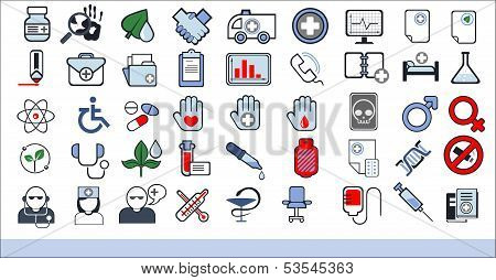 45 Medical Icons
