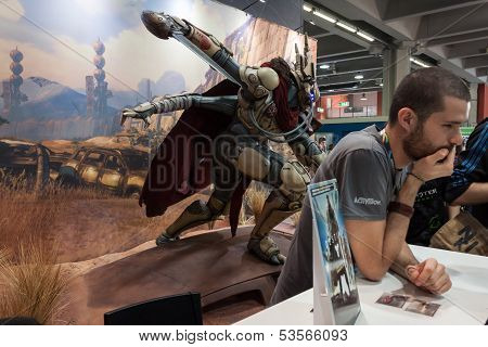 Activision Stand At Games Week 2013 In Milan, Italy