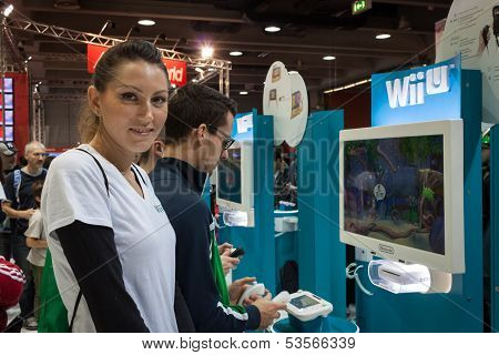 People At Games Week 2013 In Milan, Italy
