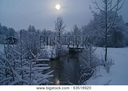 Cold winter day