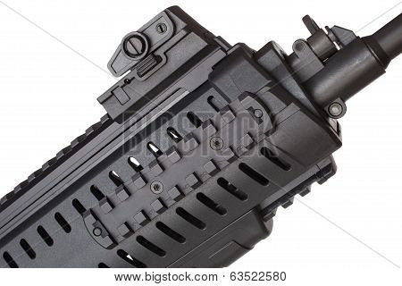 Front Of A Modern Gun