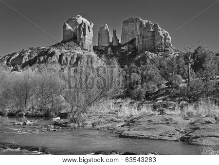 Cathedral Rock from Crescent Moon Ranch