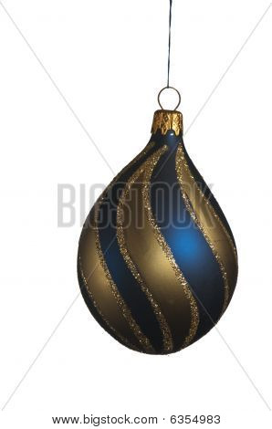 Sininen ja kultainen Chistmas Hely