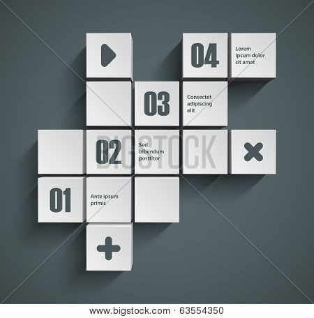 Cubes background