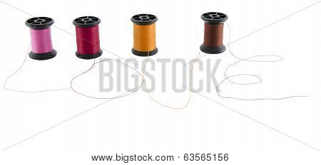 Group of colorful of thread means love