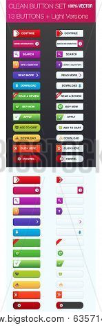 Web button set