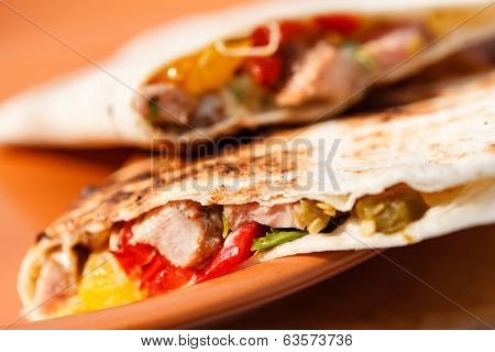 tortilla with vegetables