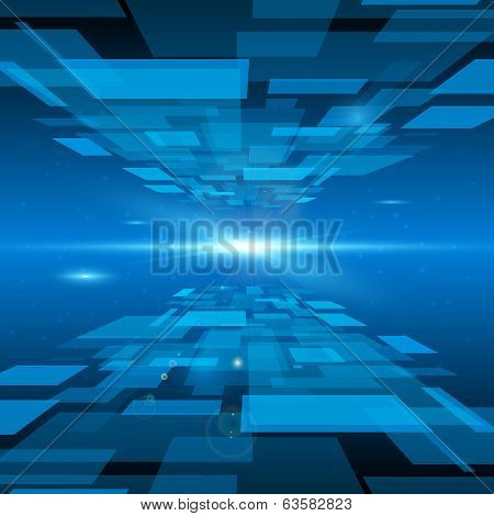 Futuristic abstract space background