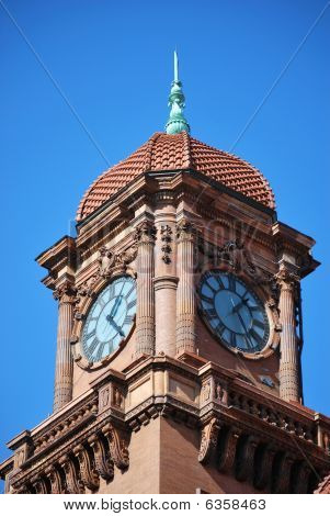 Jernbanen Station Clock Tower (fransk renæssancestil)