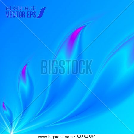 Abstract blue vector background