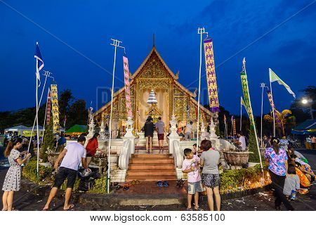 Pouring Water To  Buddha
