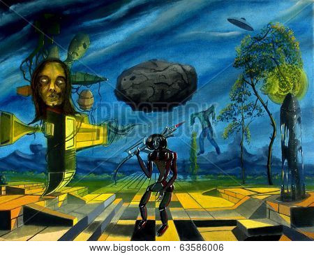 Radioactive area