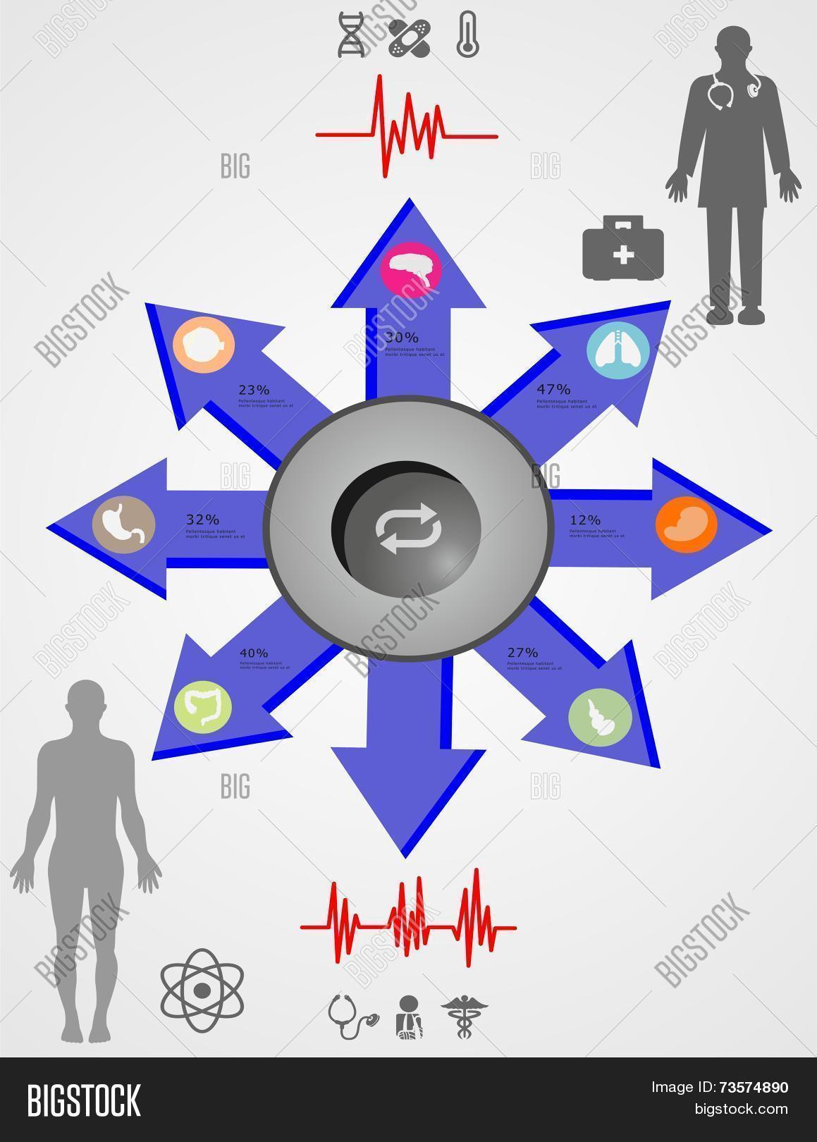 Center Button Her Vector & Photo (Free Trial) | Bigstock