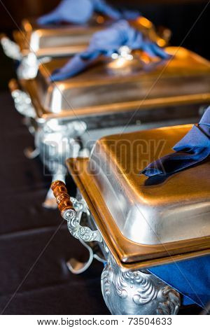 Crown shafer from stainless steel at the wedding.