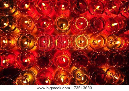 Candles In Glass