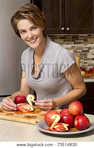 Woman With Apples