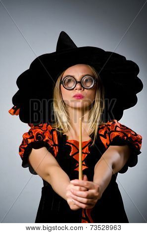 Witch doing her dirty tricks 