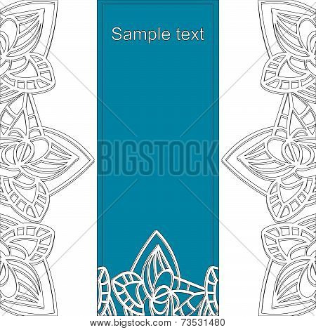 Abstract pattern with place for text.