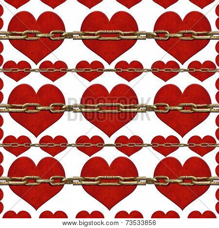 Chained Hearts Pattern