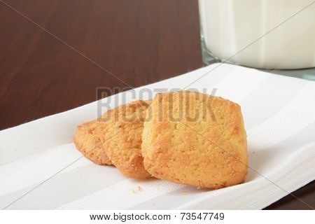 Bite Sized Coconut Cookies