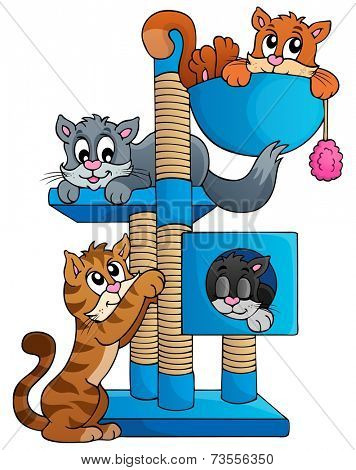 Cat theme image 1 - eps10 vector illustration.